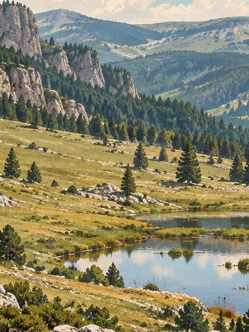 Illustration of Çitdere Nature Conservation Area, Karabük