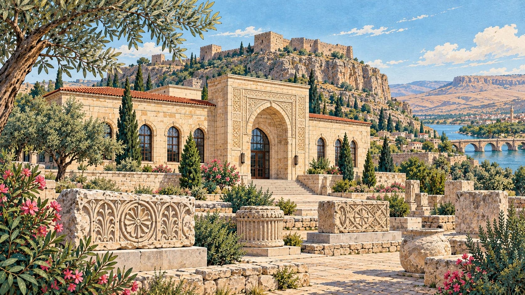 Cizre Museum çizimi, Şırnak
