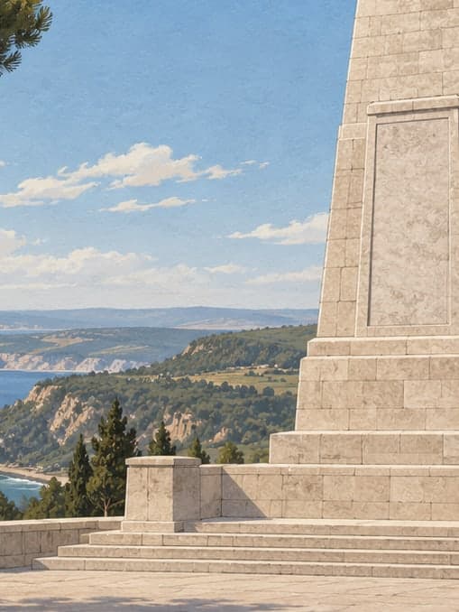 Illustration of Conkbayırı Atatürk Victory Monument, Çanakkale