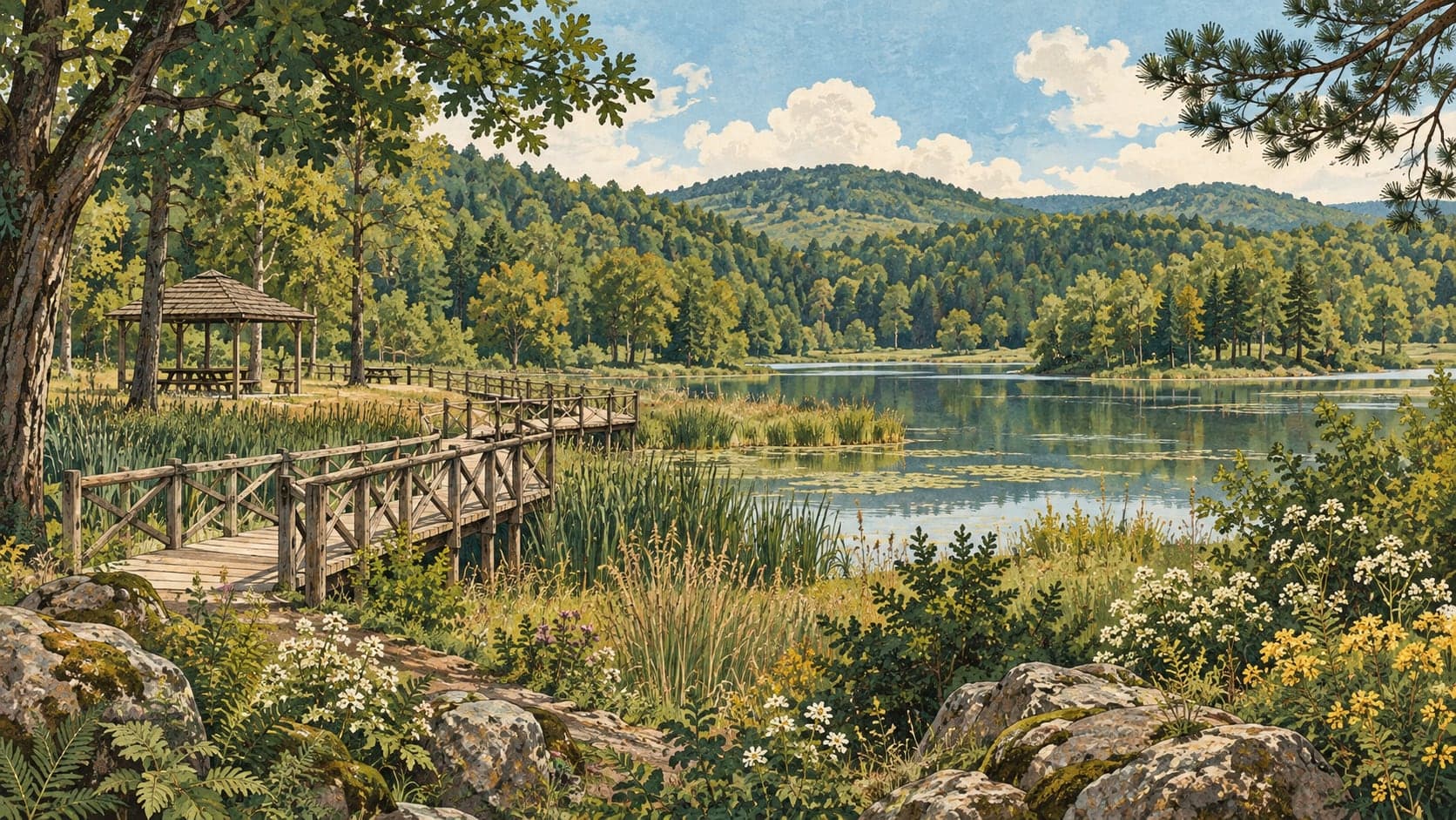 Illustration of Danamandıra Nature Park, İstanbul
