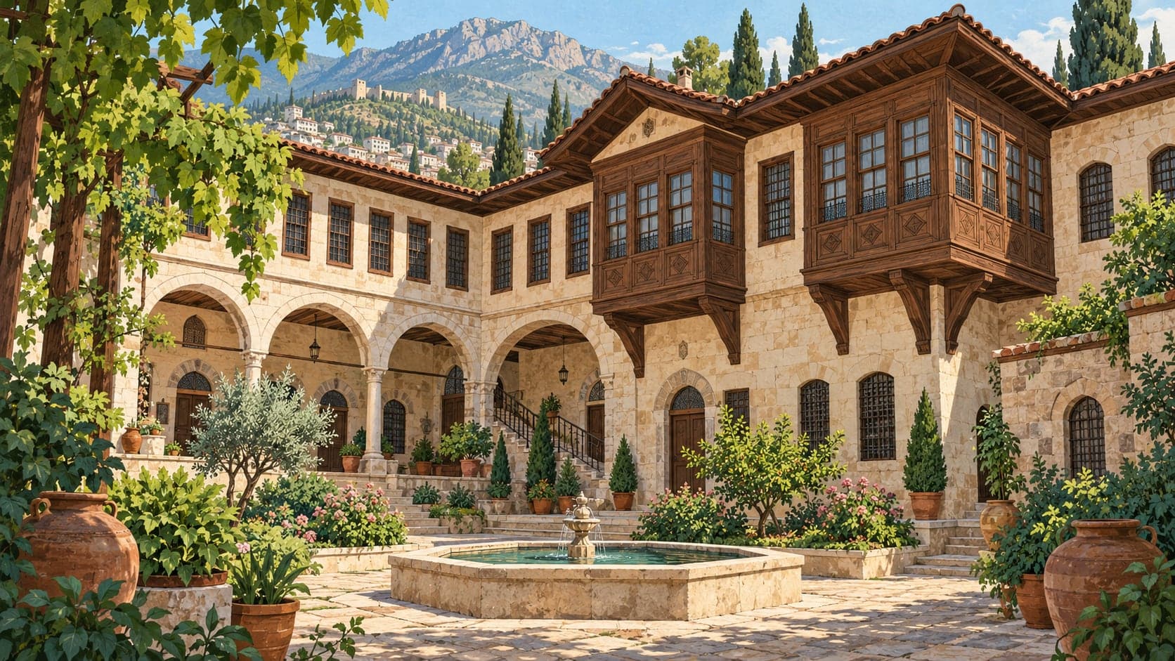 Dedeoğlu Mansion çizimi, Kahramanmaraş