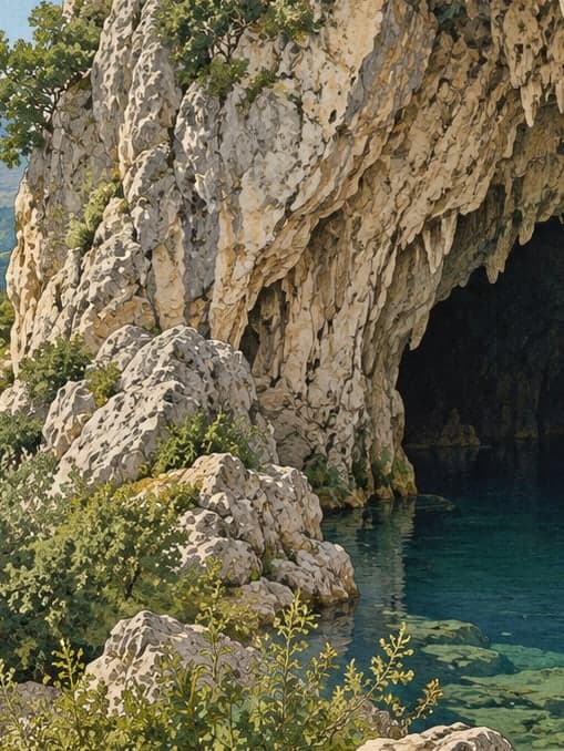 Illustration of Dim Cave, Antalya