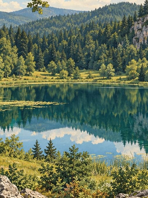 Illustration of Dipsizgöl Nature Park, Kastamonu