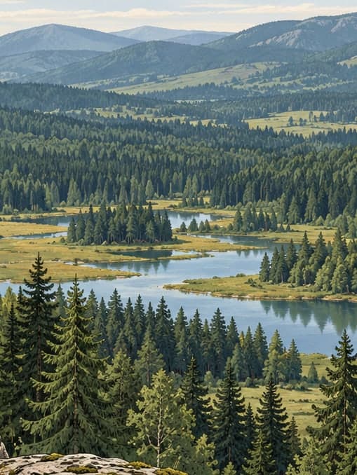 Illustration of Domaniç - Kaşalıç Nature Conservation Area, Kütahya