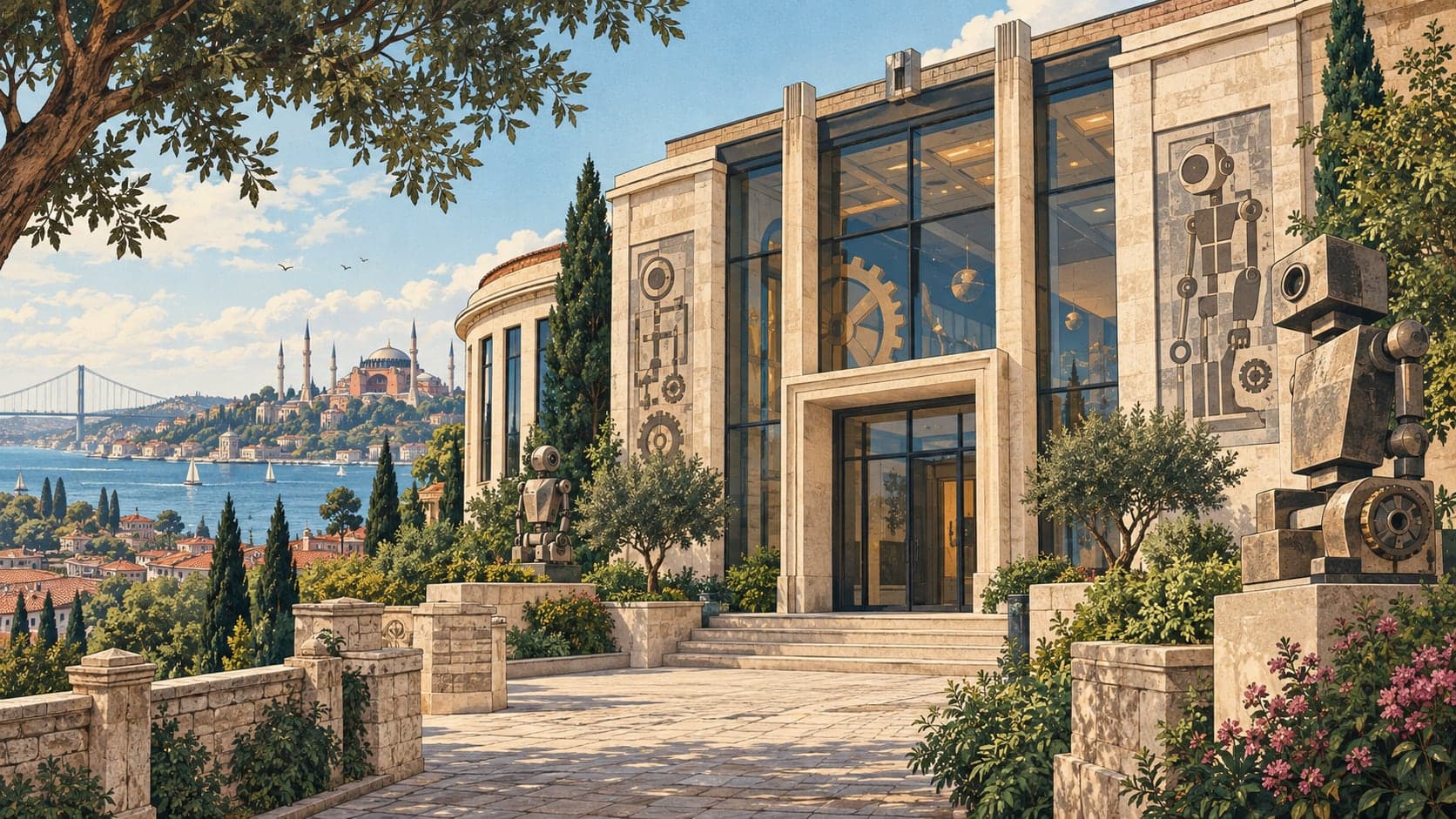 Illustration of Dr. Özgür AKIN İstanbul Robot Museum, İstanbul