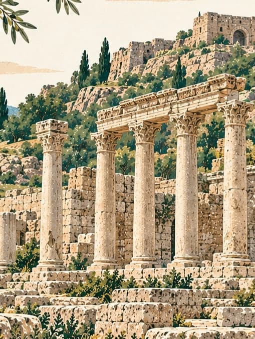 Illustration of Dülük Ancient City, Gaziantep