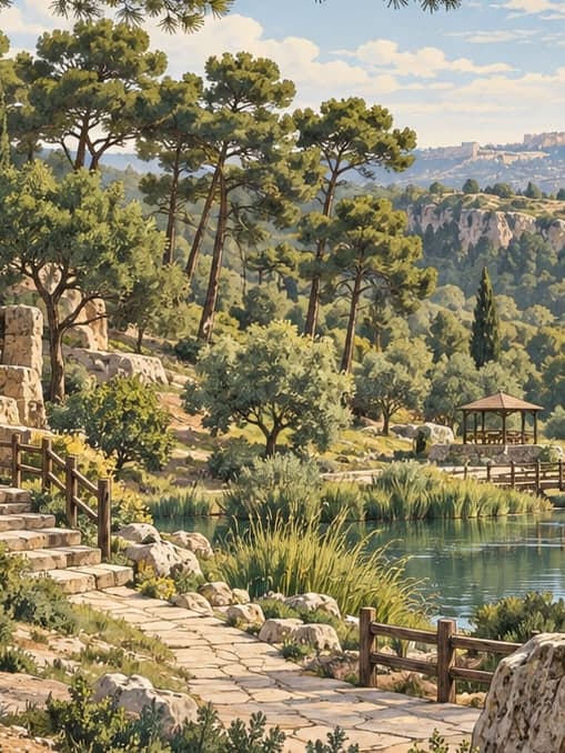 Illustration of Dülükbaba Nature Park, Gaziantep