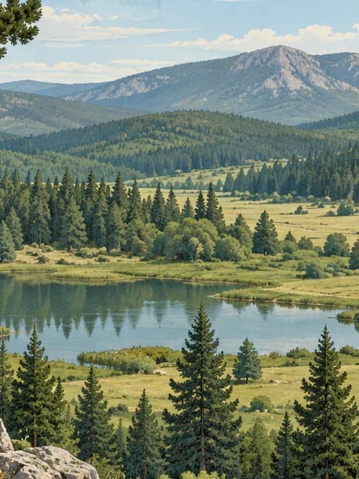 Illustration of Durasan Şah Nature Park, Ankara