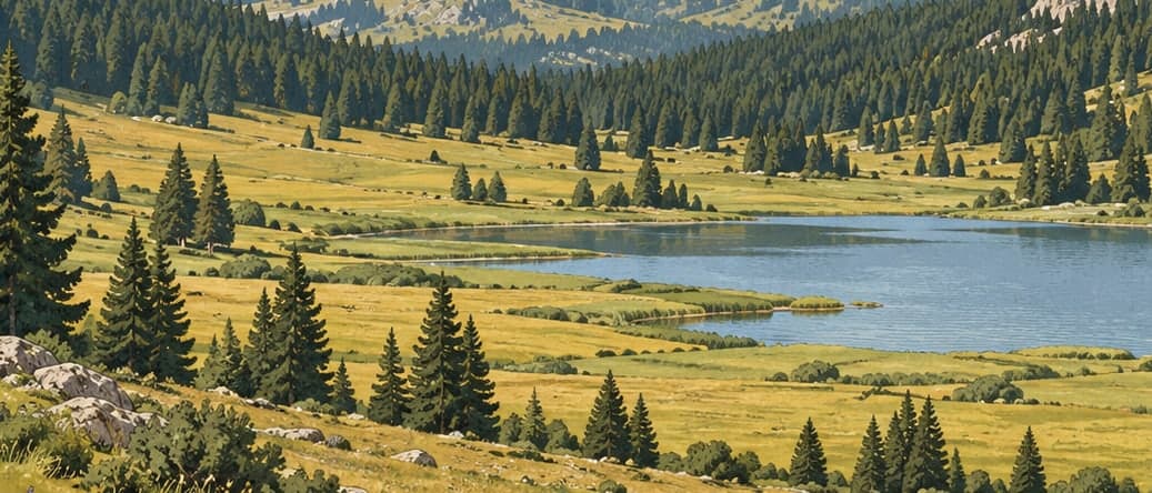 Illustration of Eğriova Nature Park, Ankara