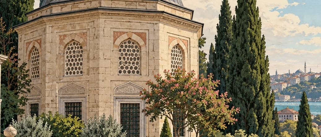 Illustration of Ekmekçi Ahmed Paşa Tomb, İstanbul