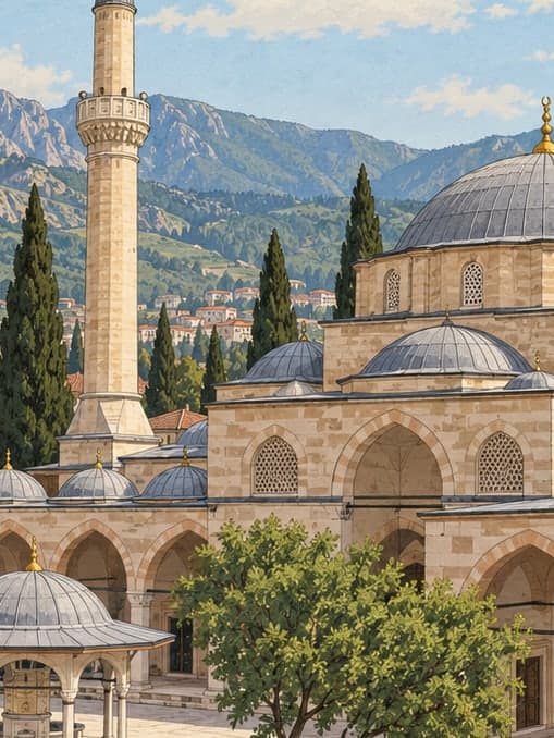 Illustration of Ekmekçizade Caravanserai Museums, Edirne