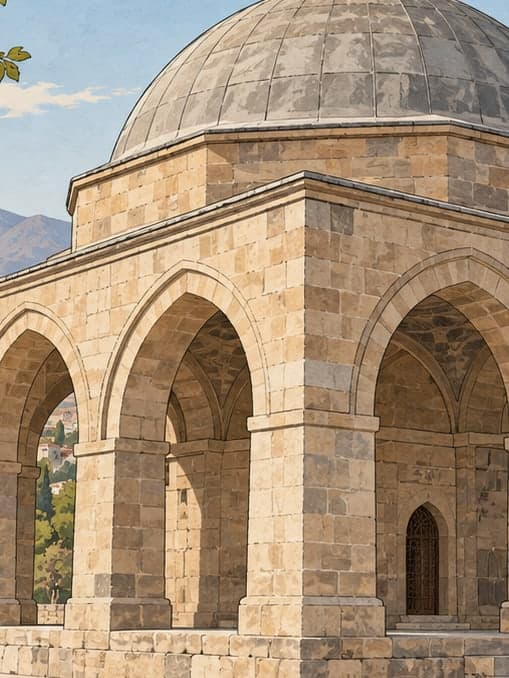 Illustration of Emir Hıdır Bey Mosque, Manisa