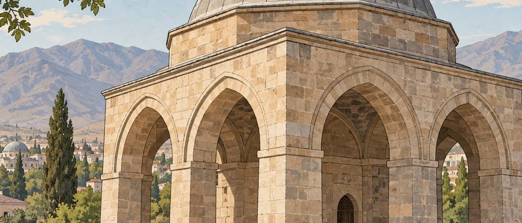 Illustration of Emir Hıdır Bey Mosque, Manisa