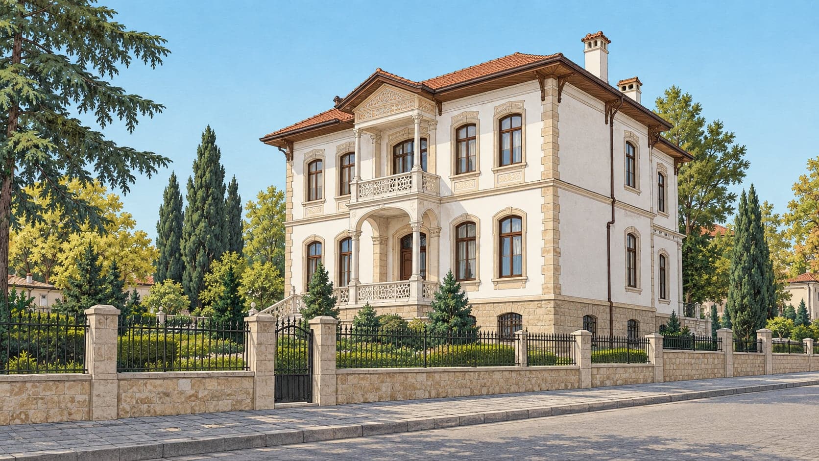 Illustration of Ergene Atatürk Pavilion Museum, Kırklareli