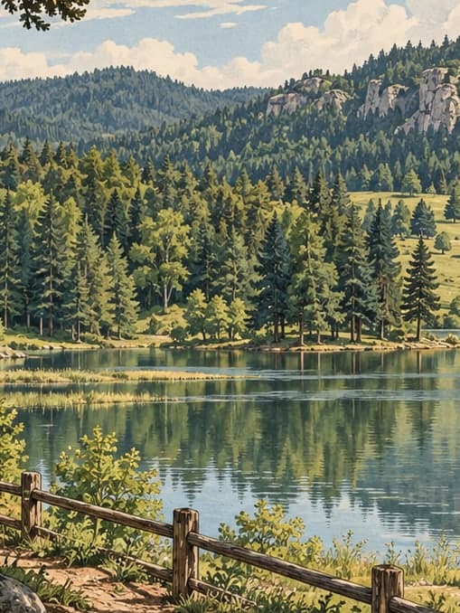 Illustration of Erikli Nature Park, Bilecik