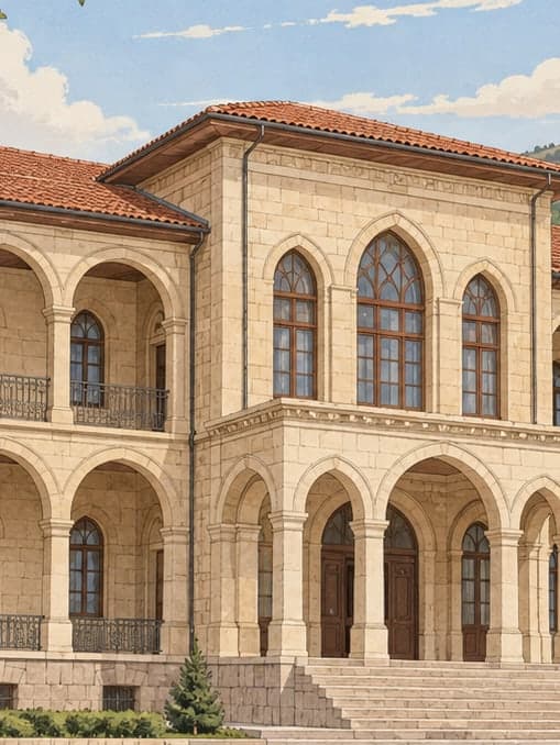 Illustration of Esma Sultan Bath, Isparta
