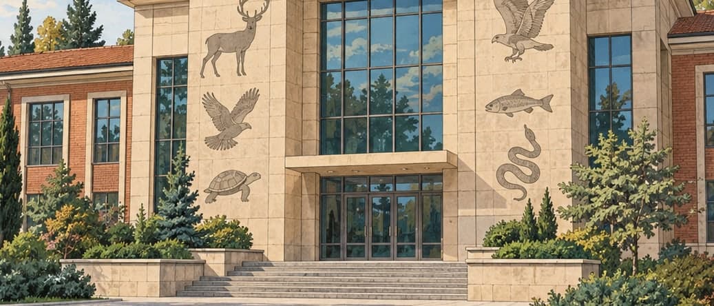 Illustration of ESOGÜ Zooloji Museum, Eskişehir