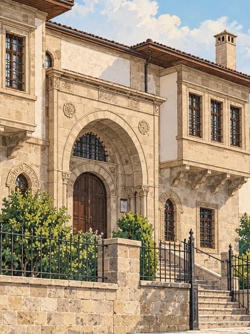Illustration of Ethnography Museum (Güpgüpoğlu Mansion), Kayseri