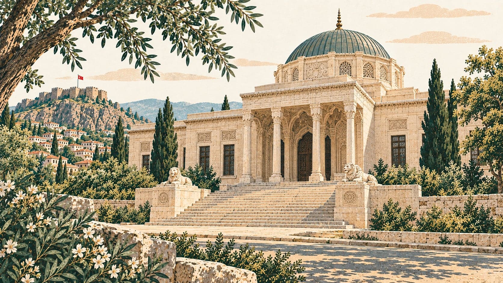 Illustration of Etnografya Müzesi, Ankara