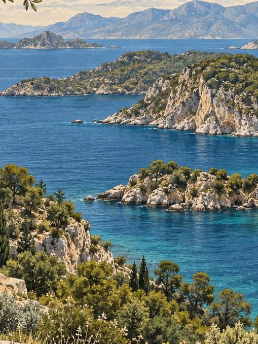 Illustration of Fethiye - Kaş Marine National Park, Muğla