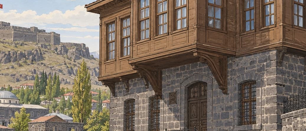 Illustration of Gazi Ahmet Muhtar Paşa Mansion, Kars