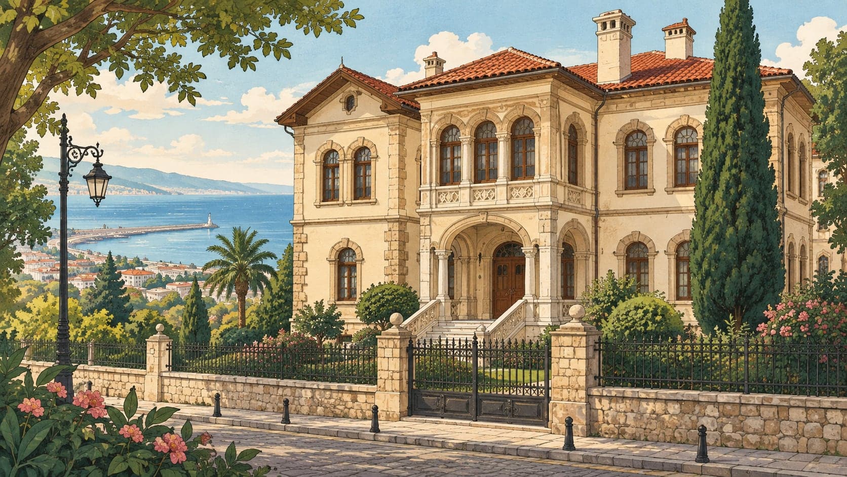 Illustration of Gazi Museum, Samsun