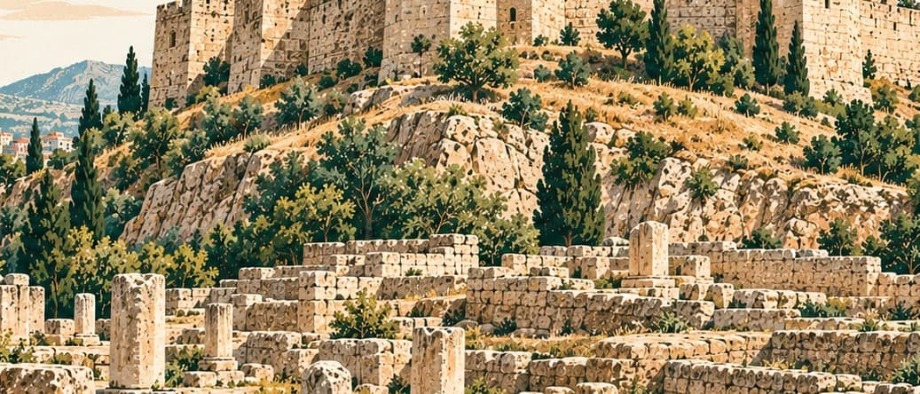 Illustration of Gaziantep Kalesi, Gaziantep