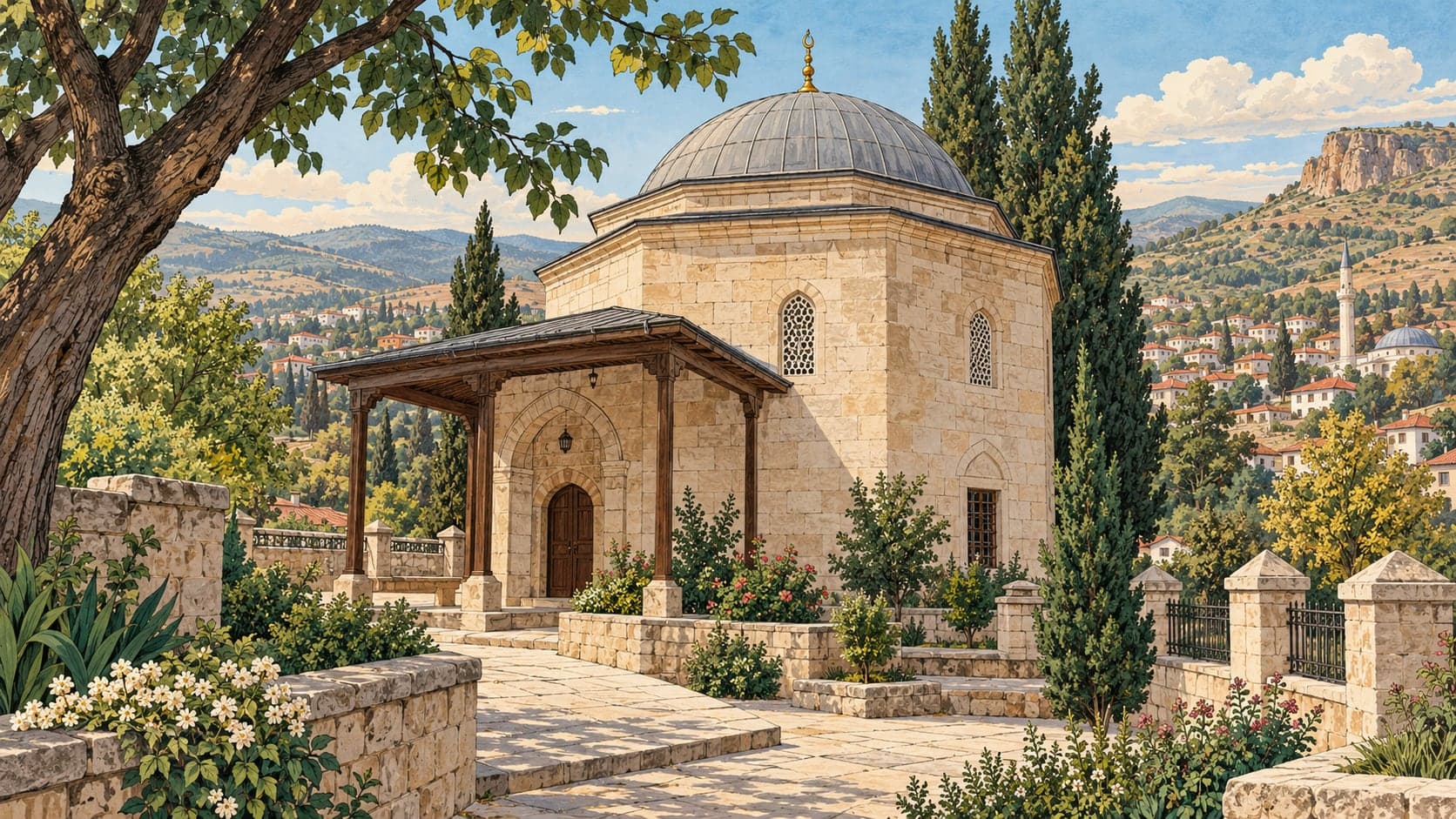 Illustration of Gedikhasanlı Şakir Efendi Tomb, Yozgat