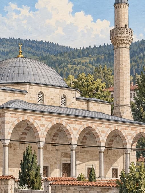 Illustration of Gerede Aşağı Tekke Mosque and Tomb, Bolu