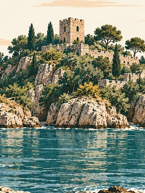 Illustration of Giresun Adası, Giresun