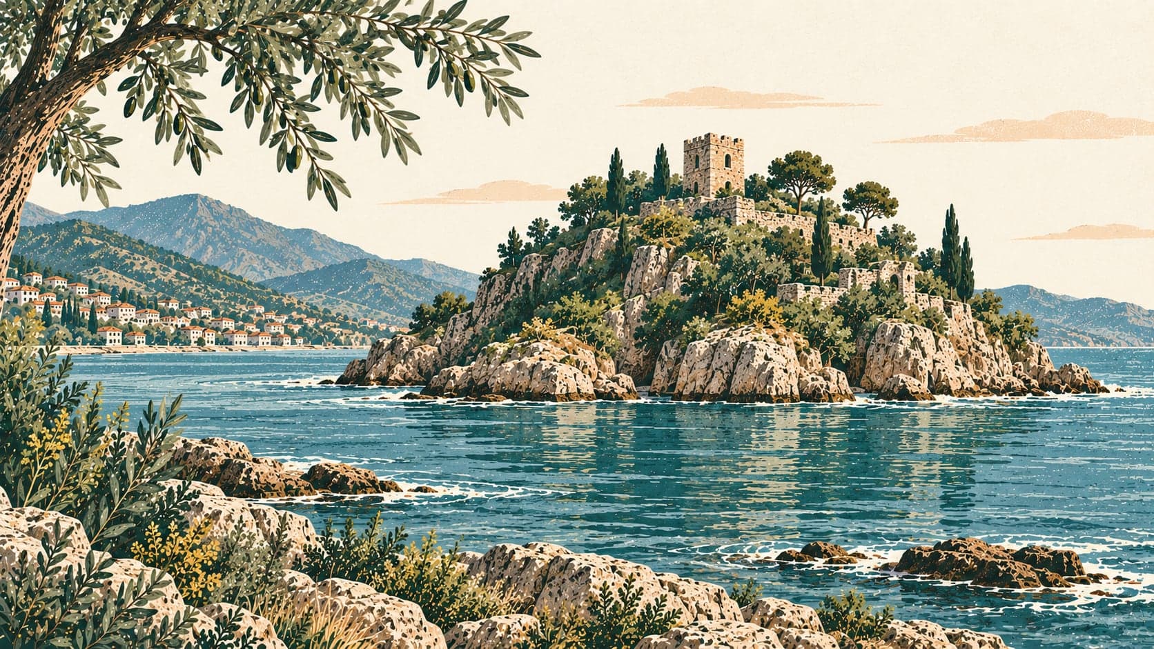 Illustration of Giresun Adası, Giresun