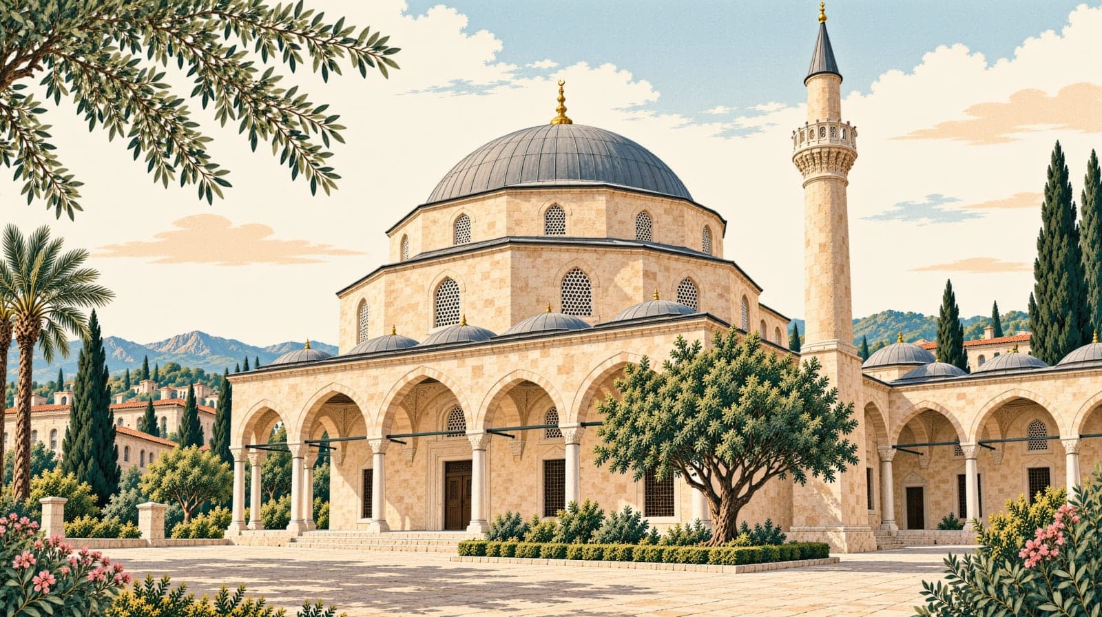 Gökmeydan Mosque çizimi, Bitlis