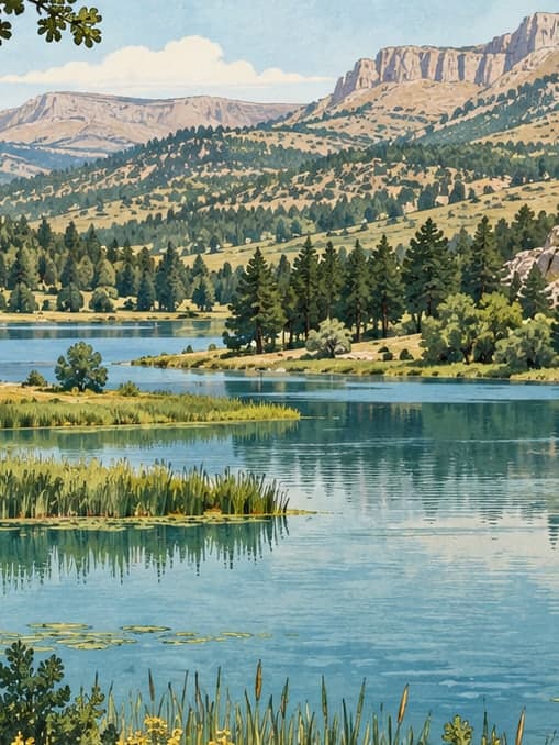 Illustration of Gölbaşı Lakes Nature Park, Adıyaman