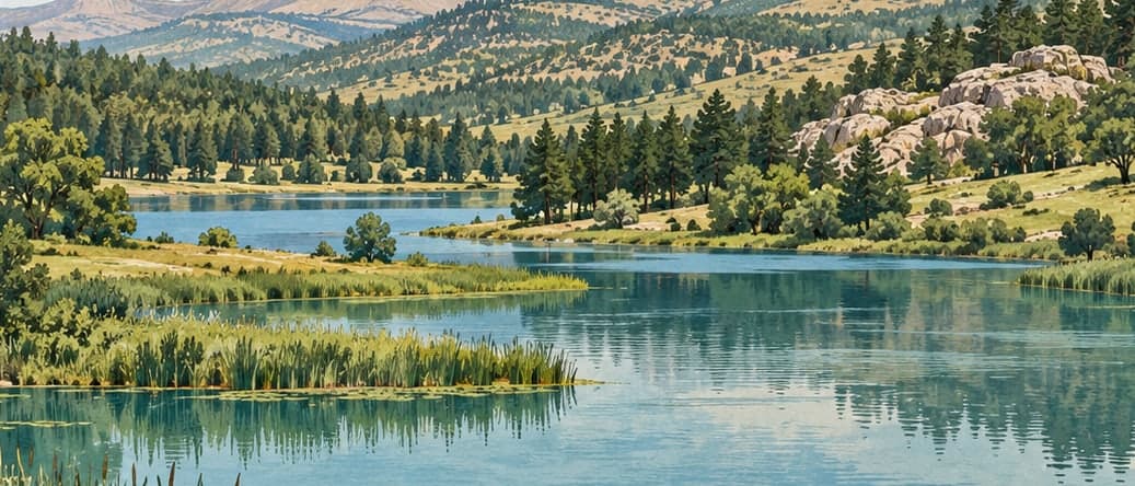 Illustration of Gölbaşı Lakes Nature Park, Adıyaman