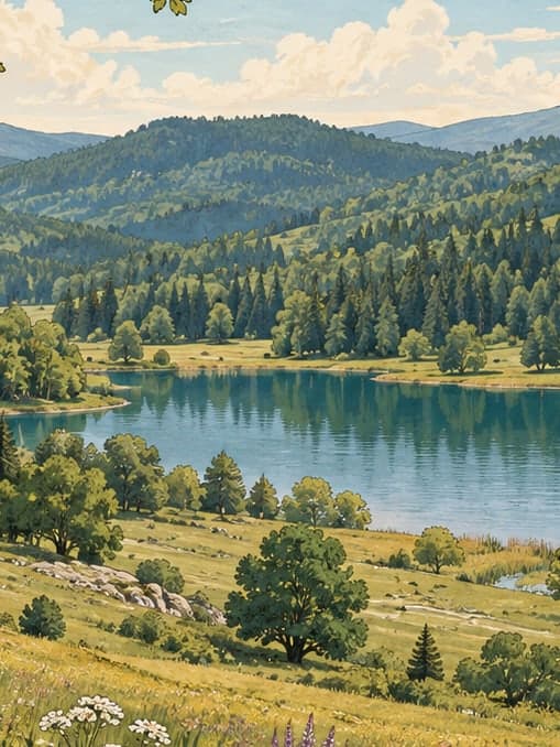 Illustration of Göldağı Nature Park, Zonguldak