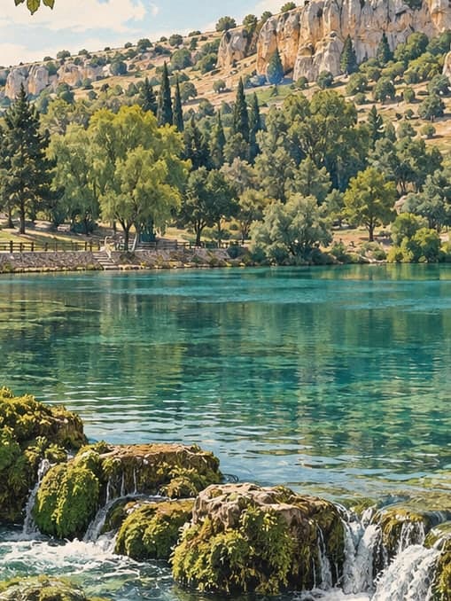 Illustration of Gölpınar Nature Park, Şanlıurfa