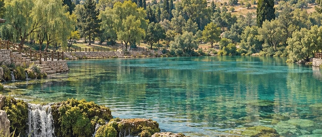 Illustration of Gölpınar Nature Park, Şanlıurfa