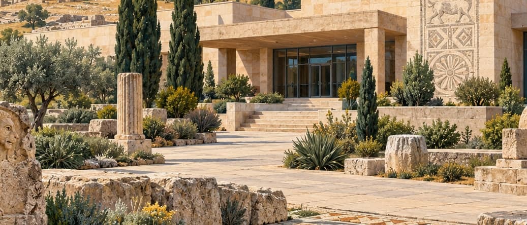 Illustration of Gordion Museum, Ankara