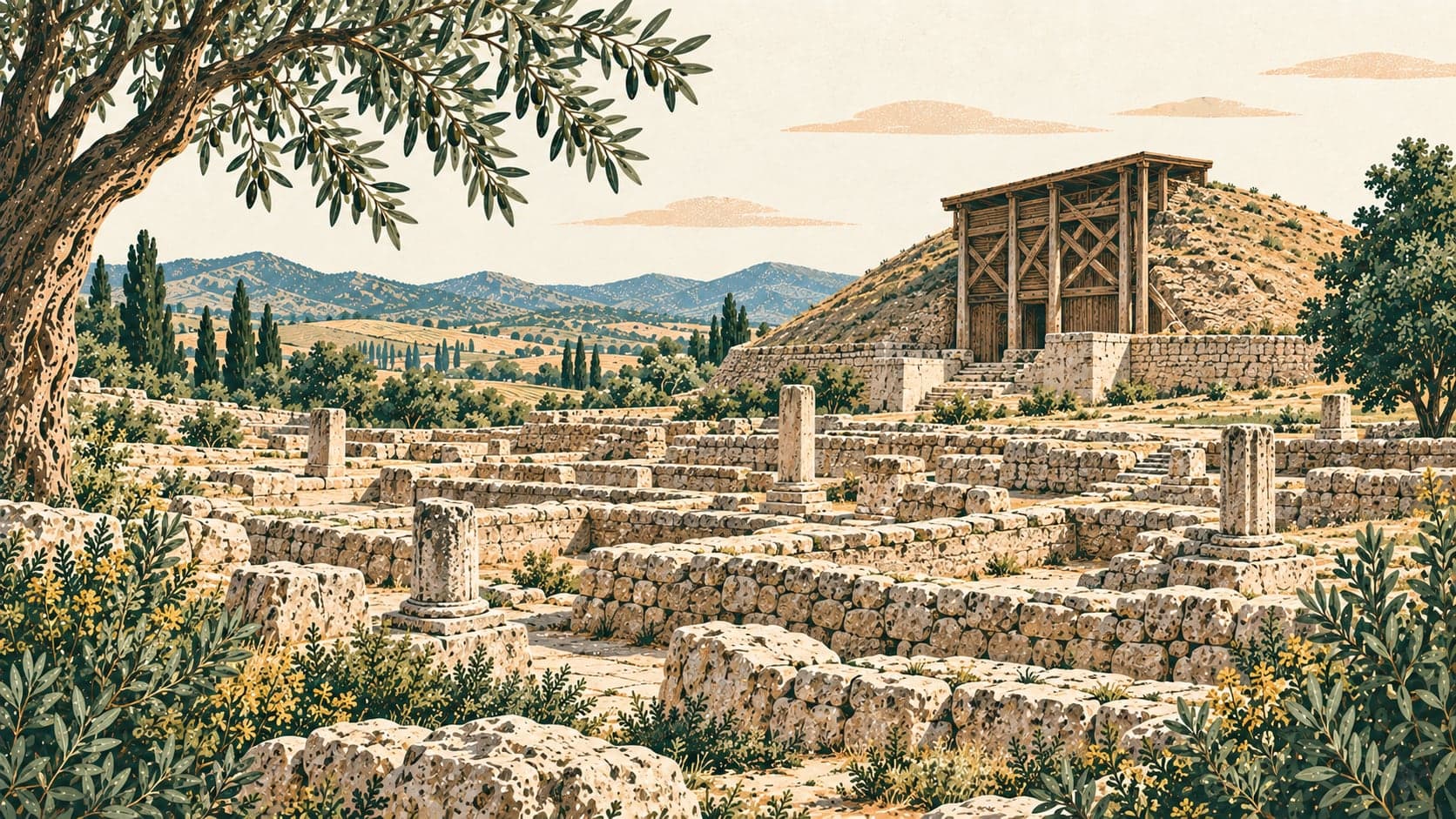 Illustration of Gordion Örenyeri, Ankara