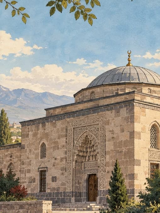 Illustration of Gülük Mosque, Kayseri
