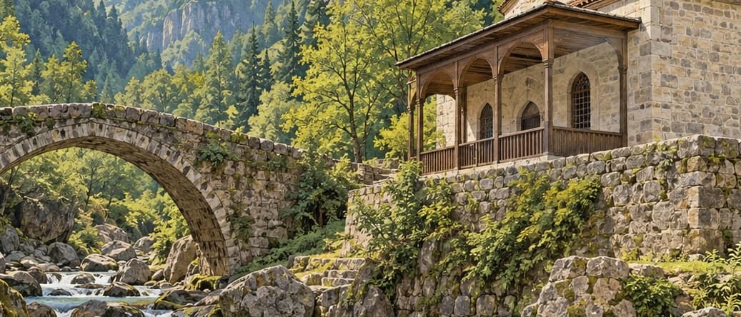 Illustration of Gümeli Nature Area, Zonguldak