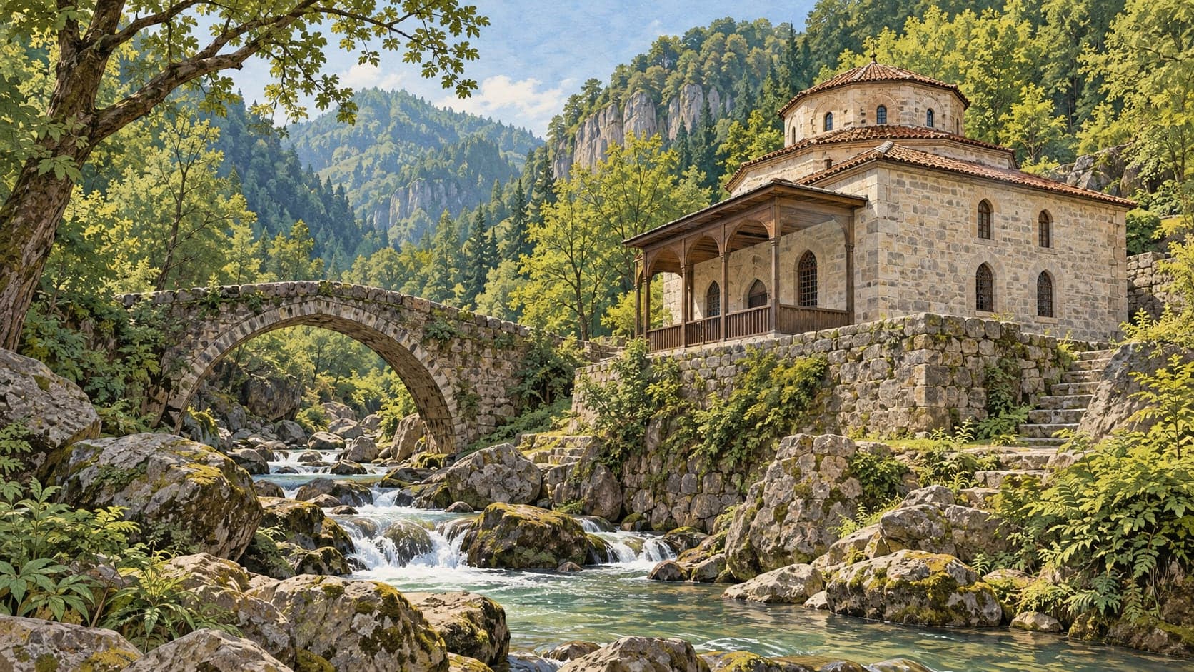 Illustration of Gümeli Nature Area, Zonguldak