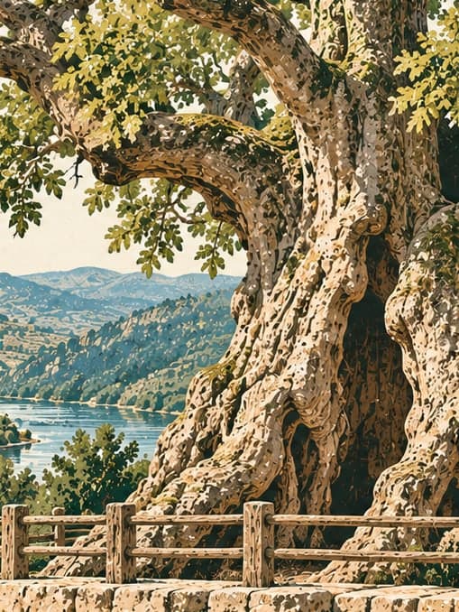 Illustration of Gümeli Natural Monument, Zonguldak