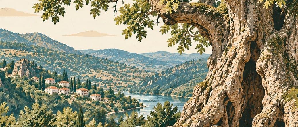Illustration of Gümeli Natural Monument, Zonguldak