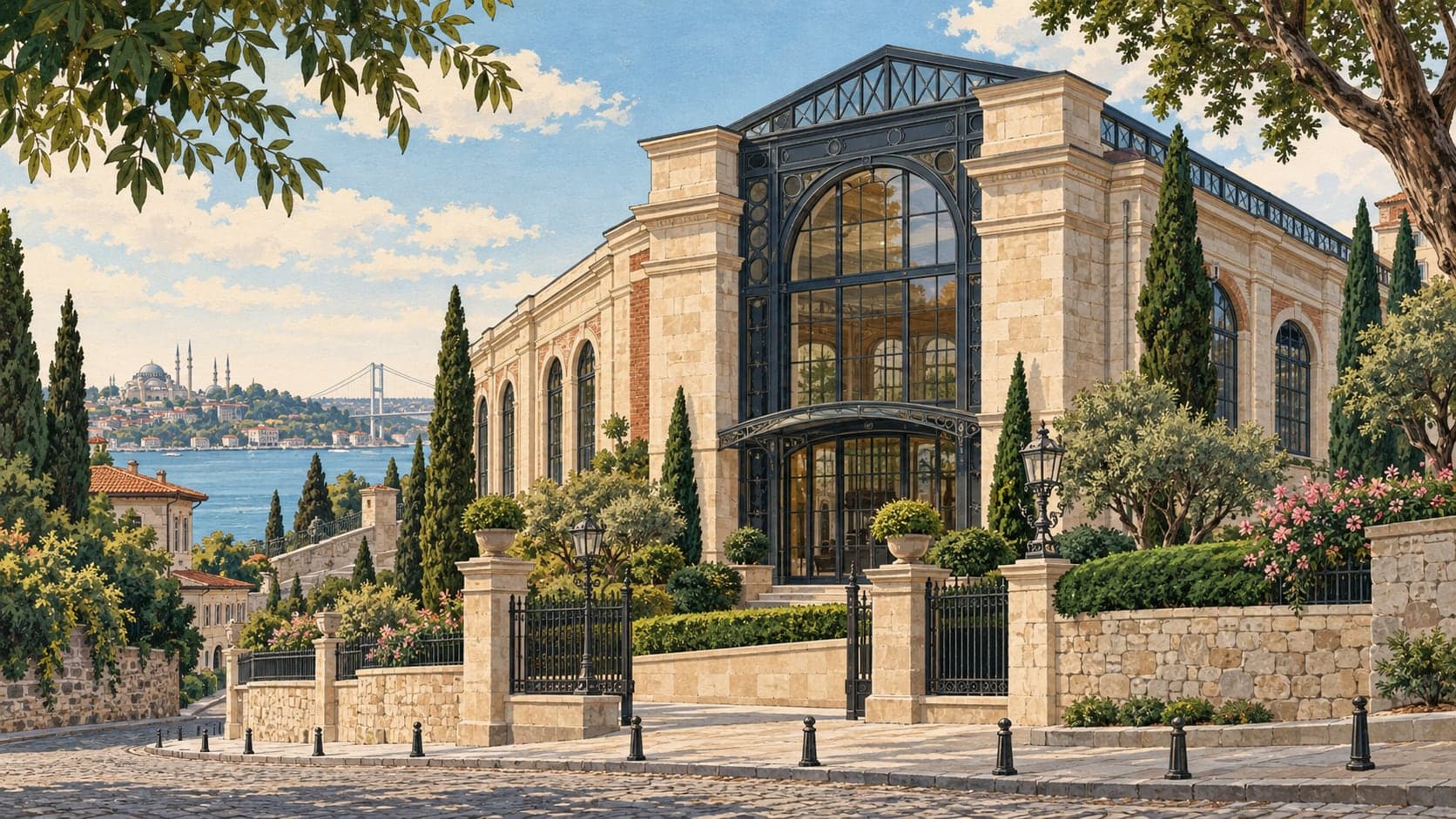Illustration of Gürün Modern Classical Automobile Museum, İstanbul