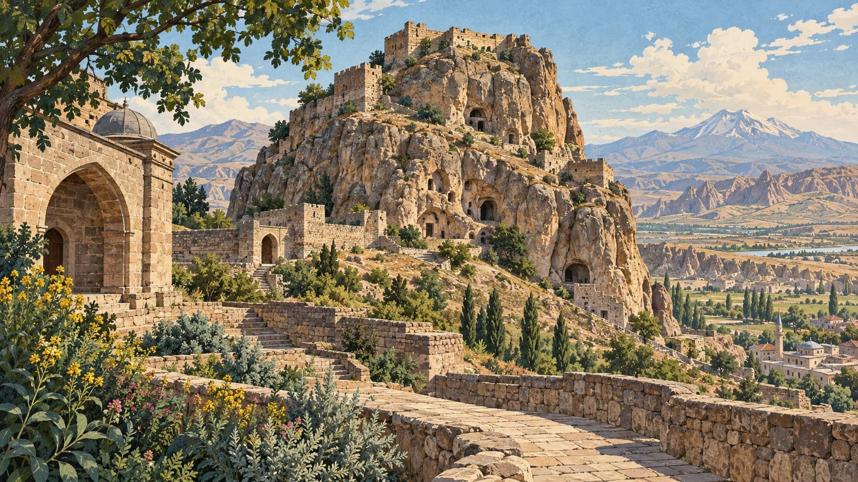 Illustration of Güvercinkayası, Aksaray