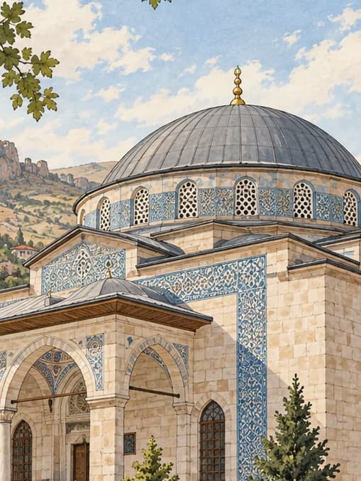 Illustration of Hacı Murad-ı Veli Mosque, Çankırı