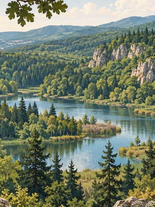 Illustration of Hacıosman Forest Nature Conservation Area, Samsun
