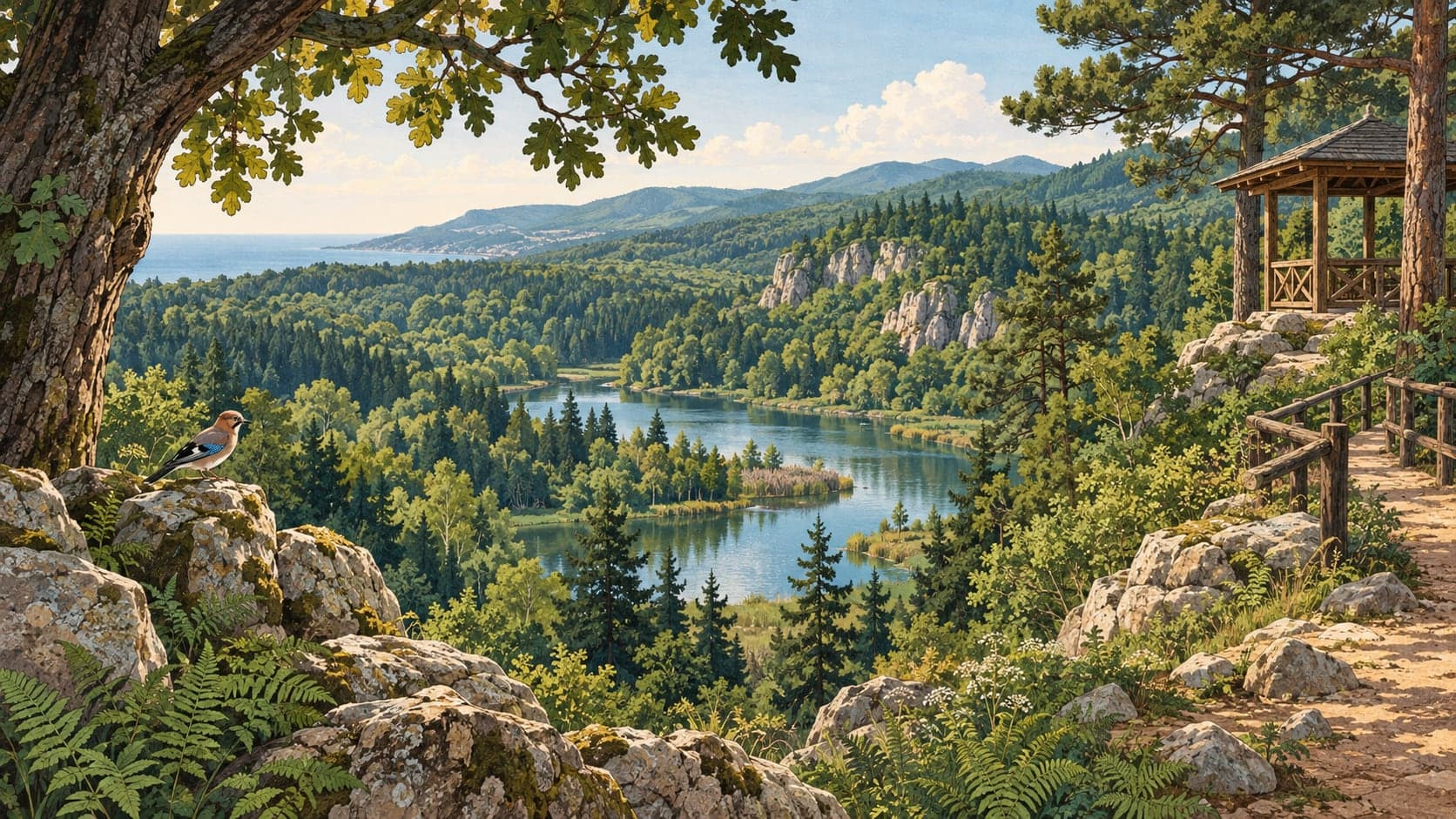Illustration of Hacıosman Forest Nature Conservation Area, Samsun