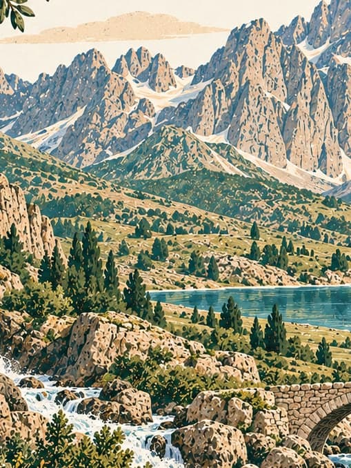 Illustration of Hakkari Cilo ve Sat Dağları Milli Parkı, Hakkari